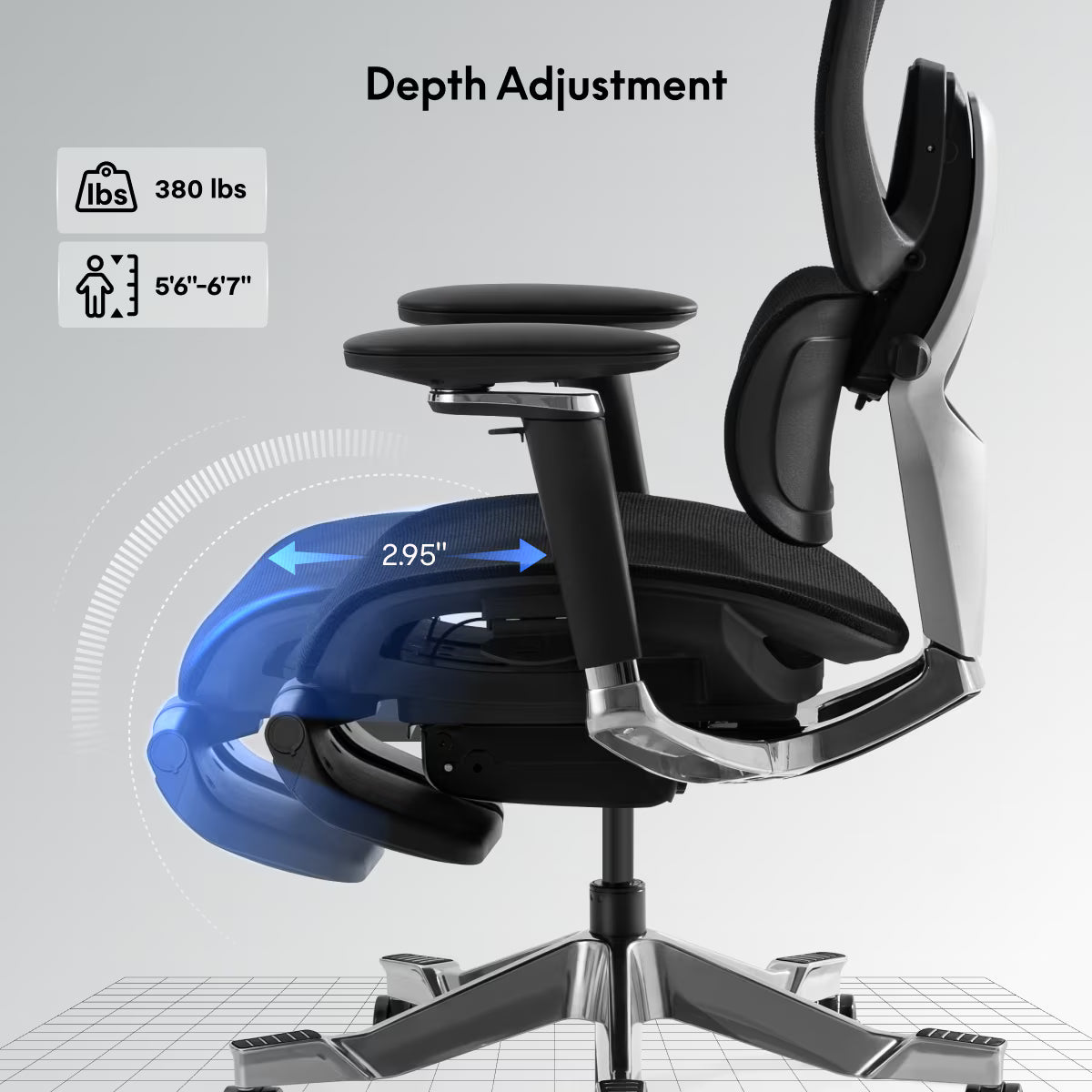 Premium Back Support Ergo Chair (C7 Morpher)