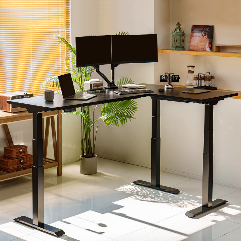 Pro L-Shaped Standing Desk (E7L)