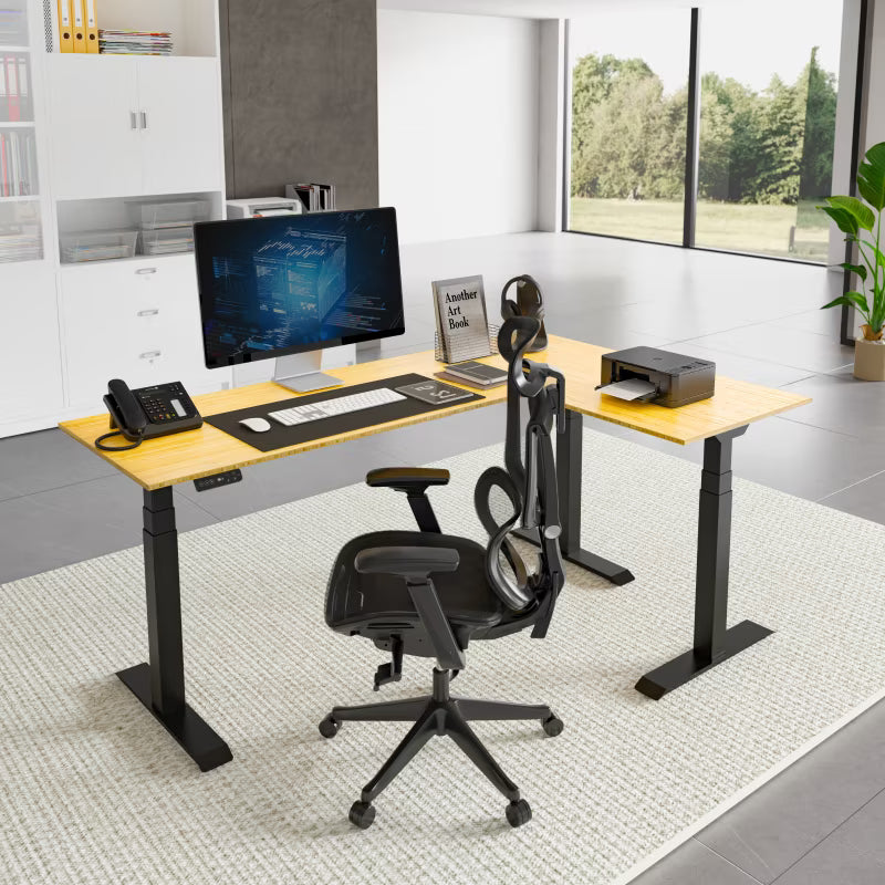Pro L-Shaped Standing Desk (E7L)