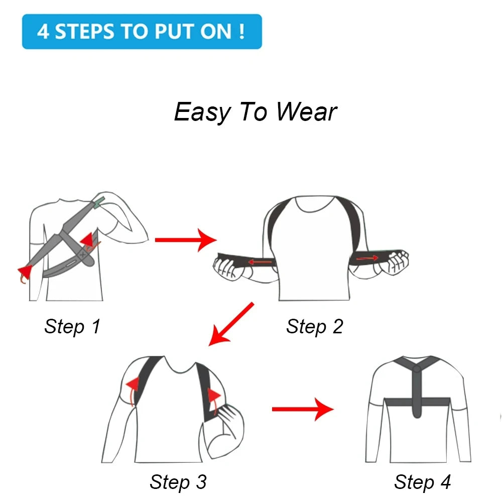 Back Posture Correction Belt for All Adults