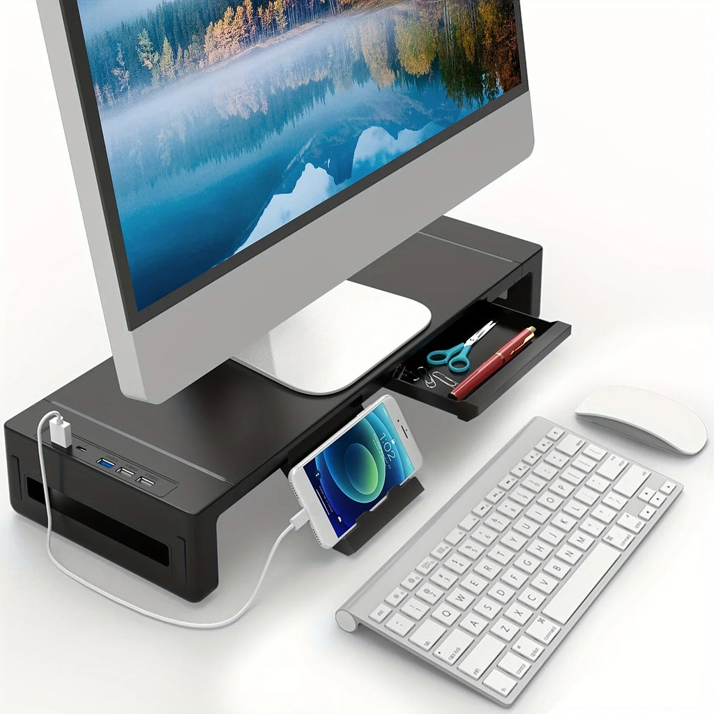 Monitor Stand Riser with Adjustables