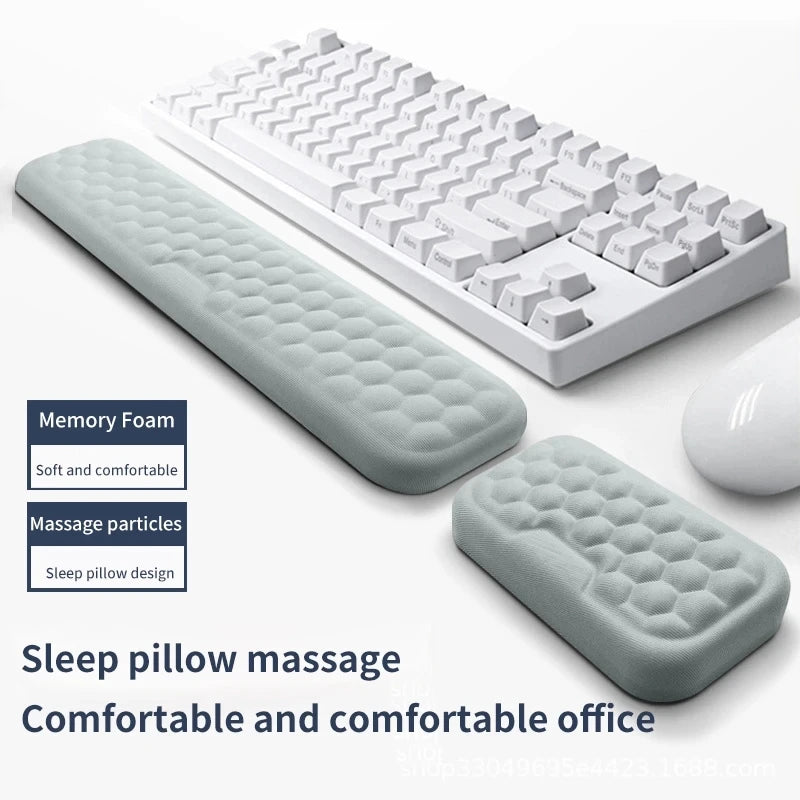 Premium Ergonomic Keyboard And Mouse Wrist Rests