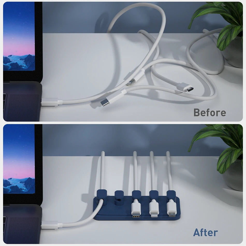 Ergonomic Cable Management Clips